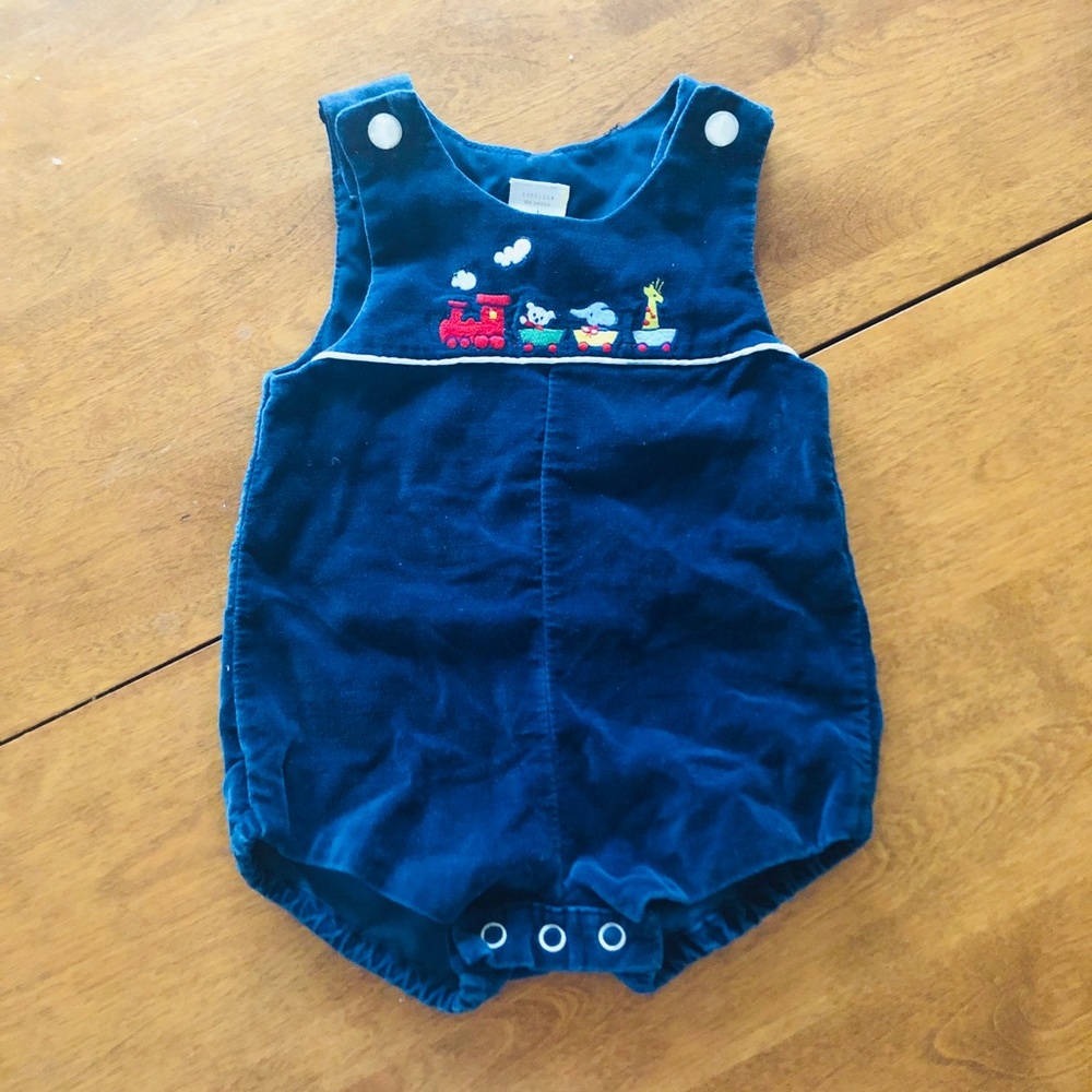 Vintage velvet romper